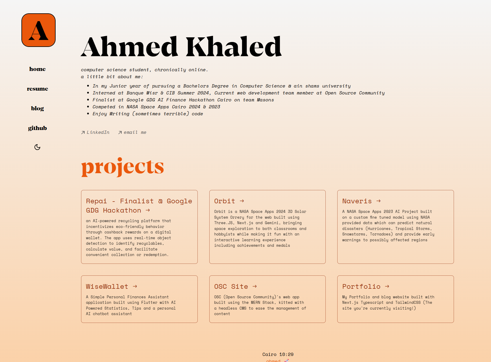 Old portfolio